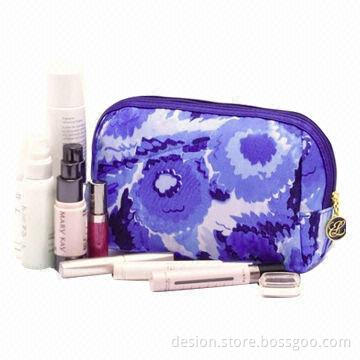 Cosmetic bag with unique pattern